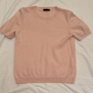 Women’s Blush Pink cashmere tshirt/sweater.
